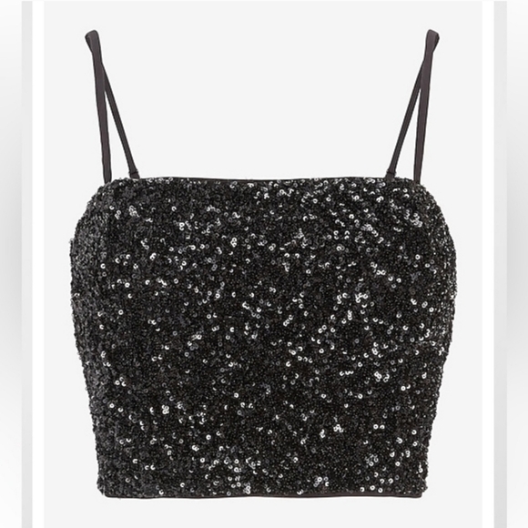 NEW Express Sequined Cami Extra Small - Picture 1 of 12